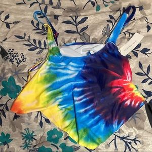 Rosegal Tye Dye two piece swim suit